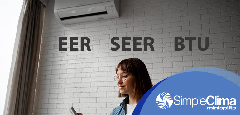 EER, SEER y BTU: eficiencia energética en equipos de aire acondicionado