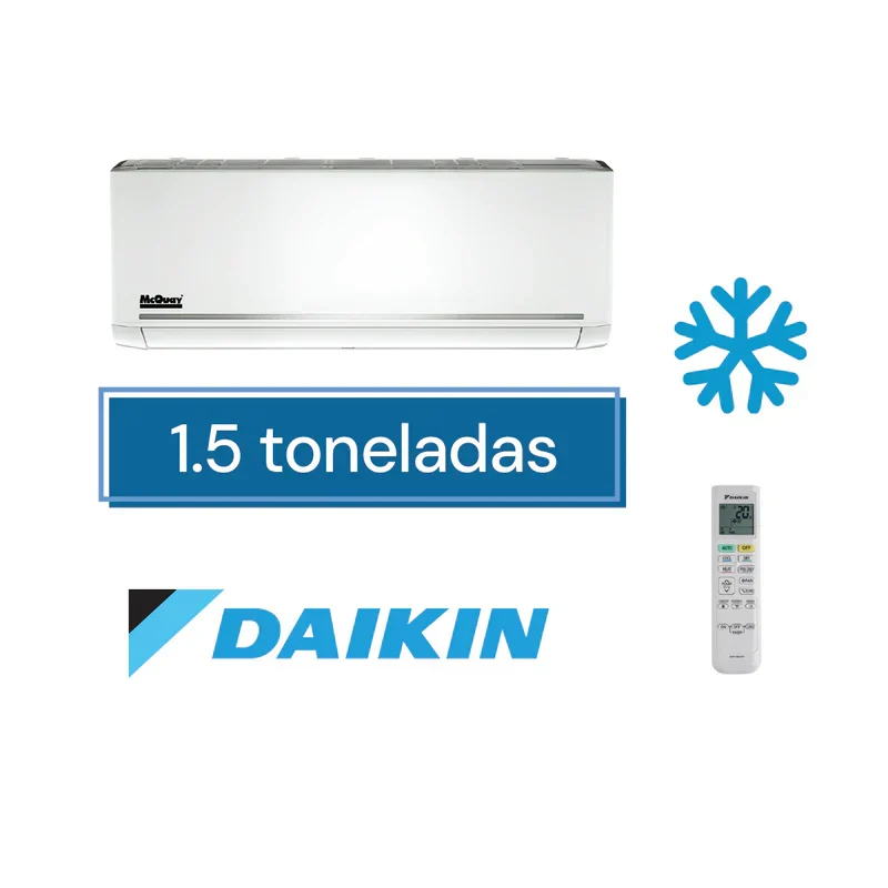 Minisplit Daikin FTKN18AG216A de 1.5 toneladas solo frío muro alto