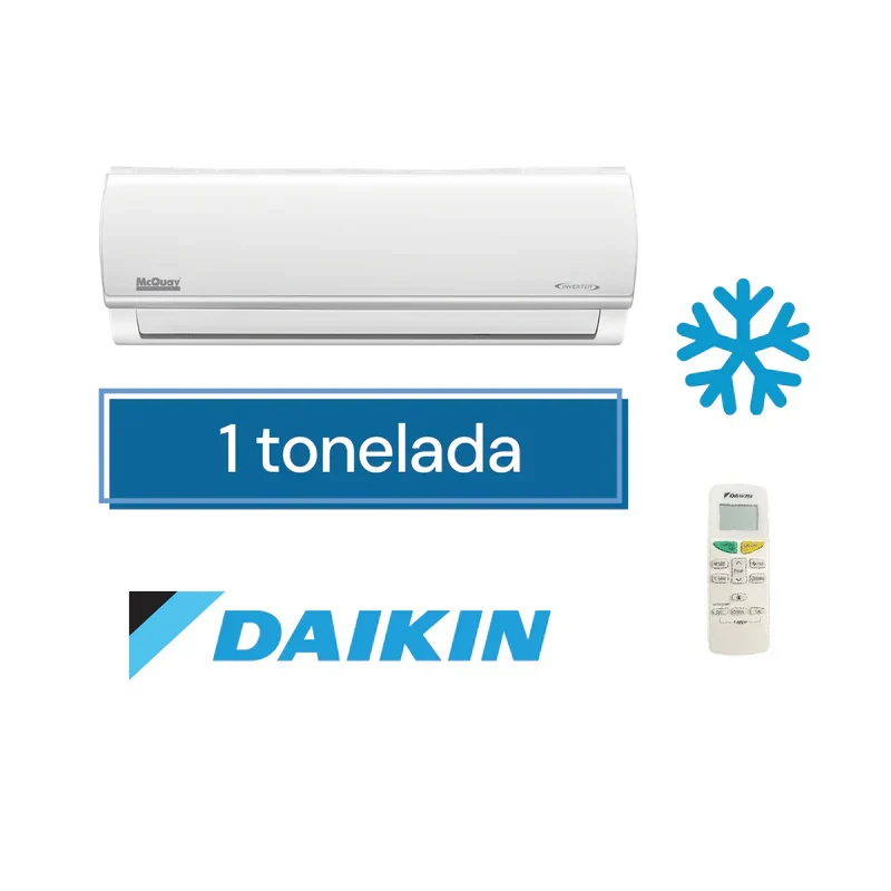 Minisplit Daikin FTKS12ZT216A de 1 tonelada solo frío muro alto