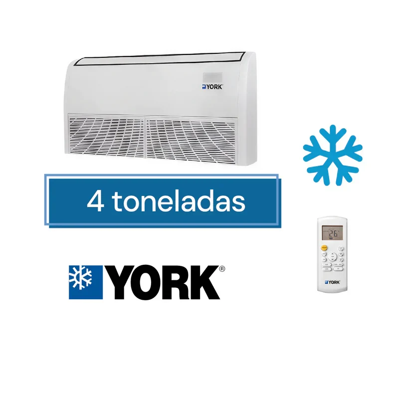 Minisplit York YFJE48BZTMCMORX de 4 toneladas solo frío piso techo